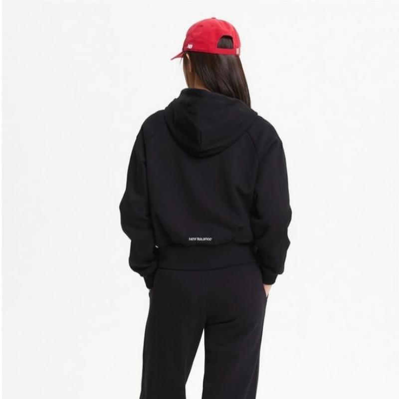 New Balance W Fleece Hooded Zip Up nbmde4W902 2 Types