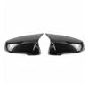 Car Decoration Bull-Horn Door Mirror Cover For Toyota Supra A90 2018      2024 Car Rearview Accessories