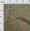 oneOone Bavlna Flex Fabric Listy & Floral Block Print Fabric By Yard 40 Inch