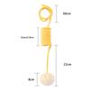 Cat Teaser Cat Toy Plush Ball Pet Spring Rope Scalable Hanging Stretch Kitten Relaxing Interactive Toy Training Pet Supplies