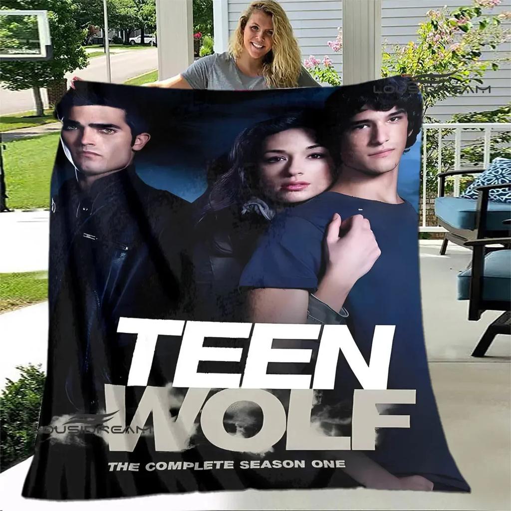 Film Teen Wolf Druckdecke warme Decke Flanschdecke weiche und bequeme Decke Haus Reise Decke Geburtstagsgeschenk