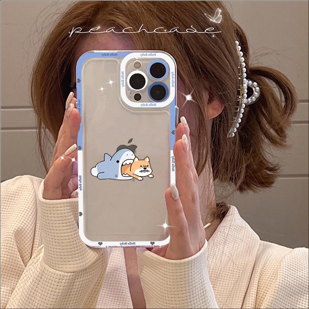 Funny Shark Phone Case For IPhone 14 13 12 11 Pro Max XS X XR SE 2020 6 7 8 Plus Mini Protective Cover