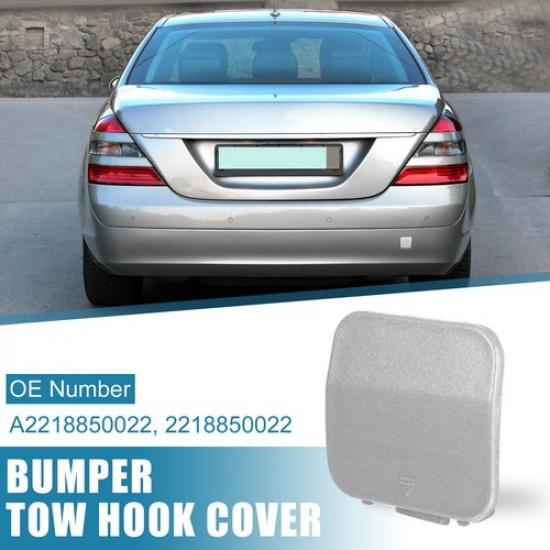 

A2218850022 Rear Bumper Tow Hook Cover for Mercedes-Benz S-Class Silver