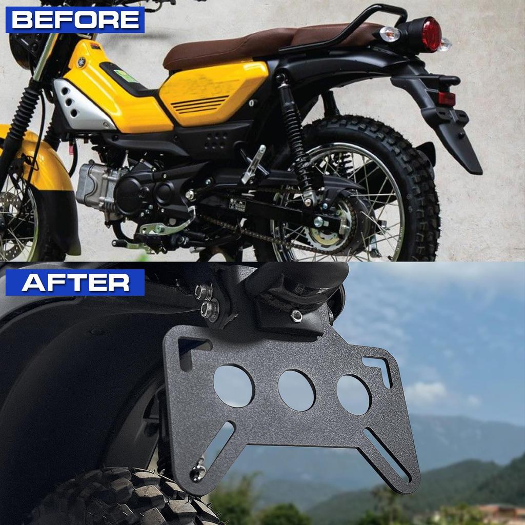 WOOGA Kennzeichenhalter-Kit für Yamaha PG-1 (2023-2024)