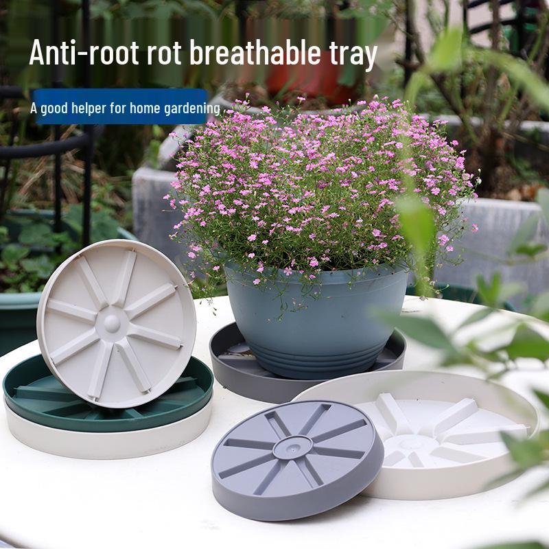 Round Plastic Flower Pot Water Collector Tray