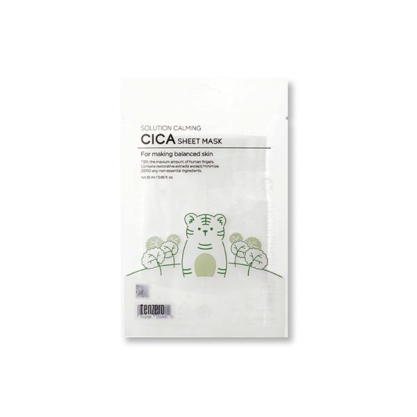 TENZERO Solution Calming Cica Sheet Mask (25ml) 10EA
