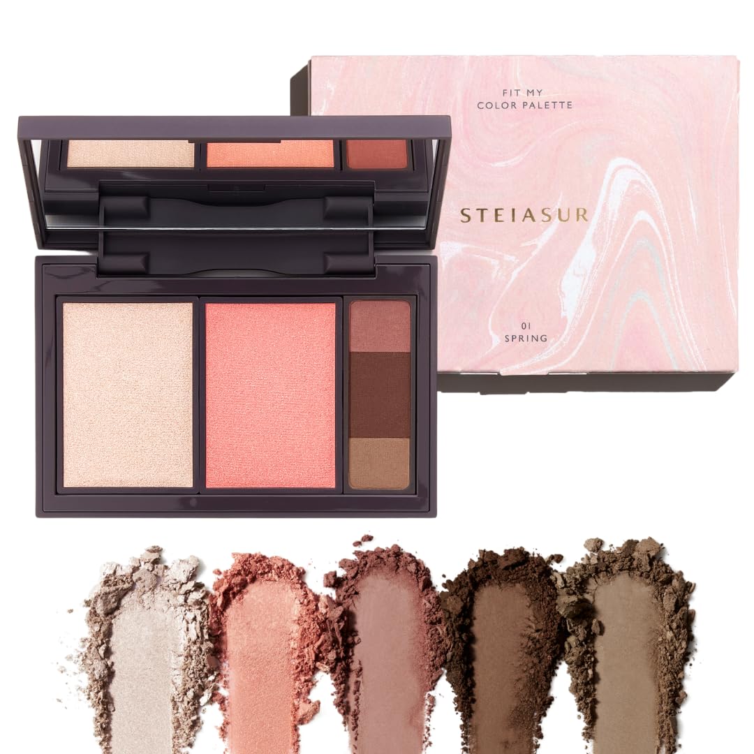 

в Stay Assur Fit My Color Palette [STEIASUR][Официальный][Сделано в Японии] (01 Весна) 13,5 г Мульти-палитра/Розовый/Коричневый/Персональный