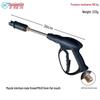 Fan-Shaped High-Pressure Car Wash Spray Gun with Aluminum Core and Washer Brush Accessories (280/380/55/58 Type)