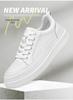 Men’s Genuine Leather Lace-up Sneakers - Large Size, Comfortable, Breathable, Versatile Casual and Work Shoes, Round Toe for Autumn & Winter