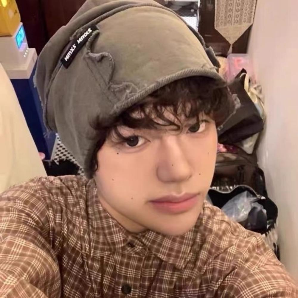 Elastic Wasteland Pullover Cap Cotton Loose Beret Casual Washed Beanie Streetwear