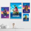 Japanese Lost Island Poster Aesthetics for Wall Art Neon Moon Ramen Hotel Kawaii Room Home Decoration Art Canvas Posters Gfit