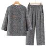 Mid-Sleeve Summer Shirts for Middle-Aged and Elderly Women, Grandma Style Home Wear Set