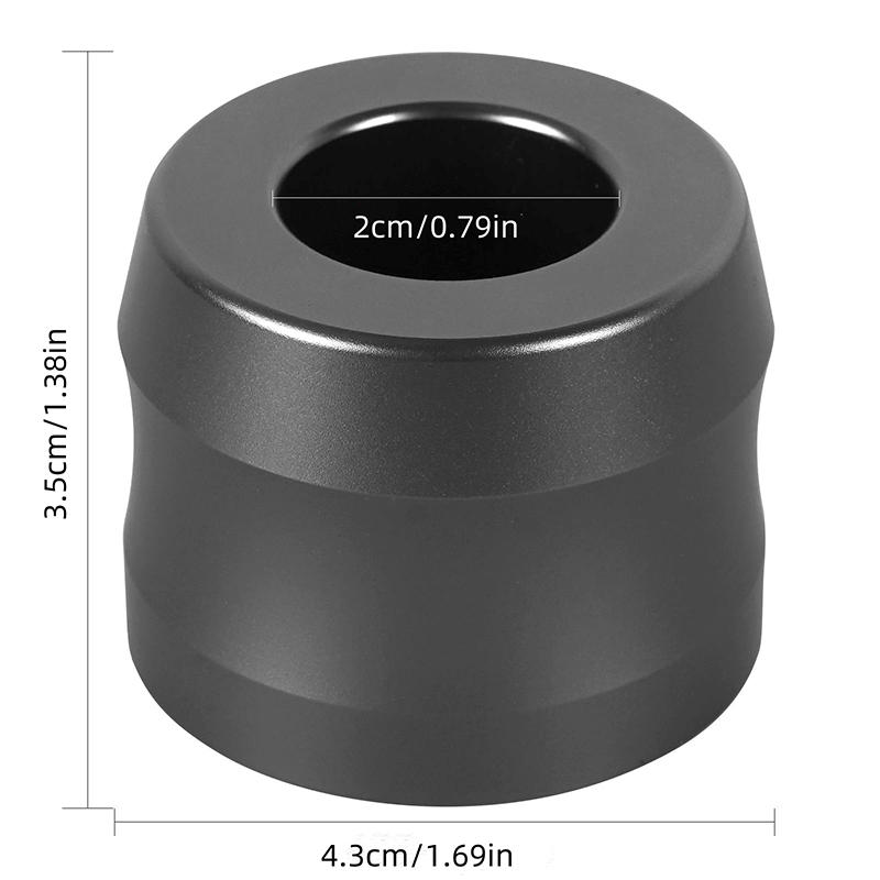 1 Pc Safety Razor Stand Base Aluminum Alloy Men's Shaving Stand for Bathroom Countertops Metal Manual Beard Shaver Holder