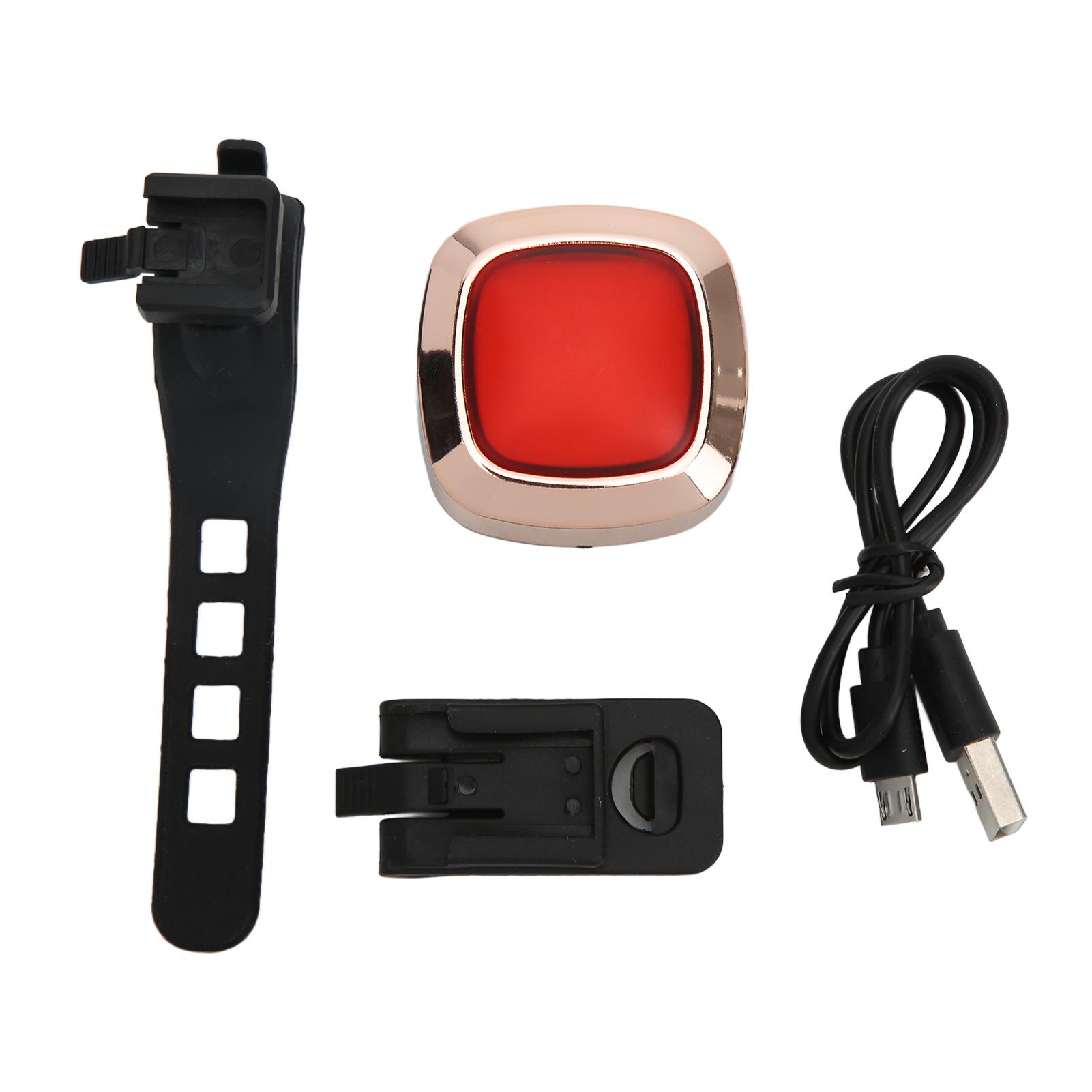 

Intelligent Bike Tail Light Waterproof Rechargeable Intelligent Bicycle Brake Induction Taillight