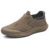 Labor insurance shoes men's shoes 2024 spring explosion low-top waterproof leather boots men's outdoor non-slip and wear-resistant casual work shoes