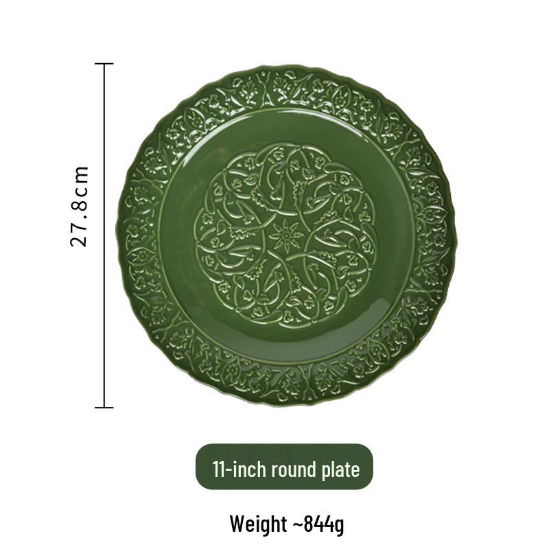 Nordic Style Purple Ceramic Tableware Set: Retro French Bowls, Plates & Dishes - Perfect Housewarming Gift