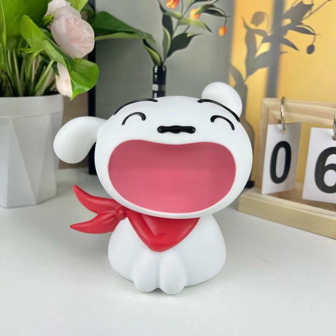 

Crayon Shin-chan Shiro Piggy Bank & Desktop Ornament Figurine