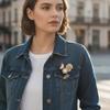 New Rooster Brooch, Personalized Unique Statement Brooch, Exquisite Fashionable Accessory For Men And Women, Stylish Gift