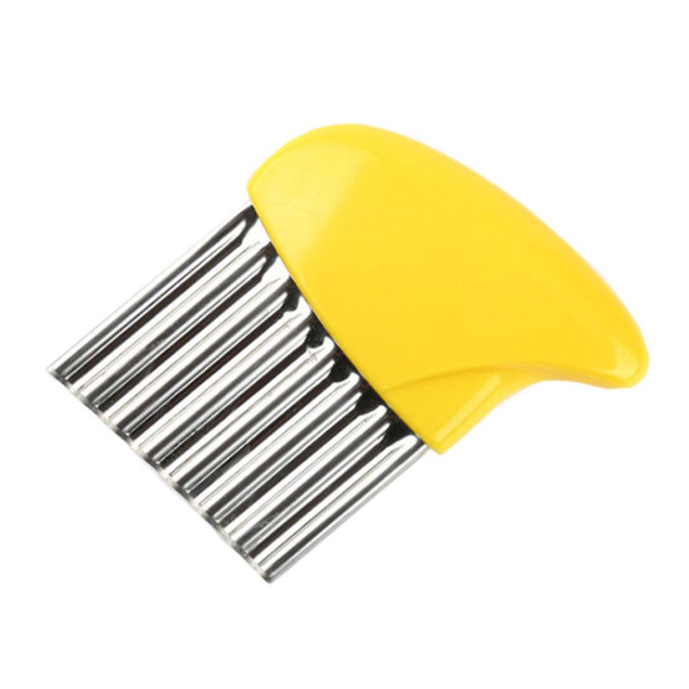 Stainless Steel Wave Shape Vegetable Potato Fruit Slicer Kitchen Tool