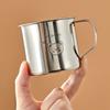 304 Stainless Steel Tea Milk Cup with Handle Children's Cup New Baby Milk Cup