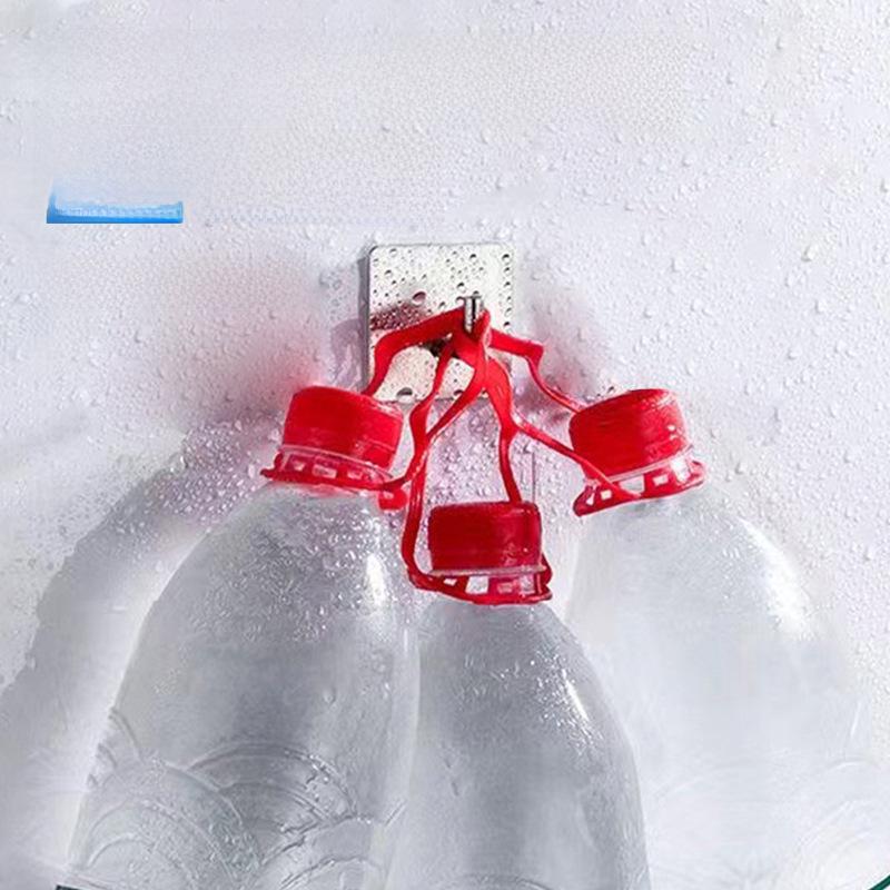 Punch-Free Strong Adhesive Stainless Steel Hook for Bathroom, Toilet, Kitchen, or Clothes - Wall-Mounted Metal Storage Hook