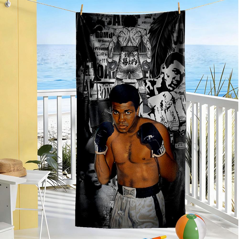 Legendärer Boxer Strandtuch Super Weich & Saugfähig Bequem Leicht