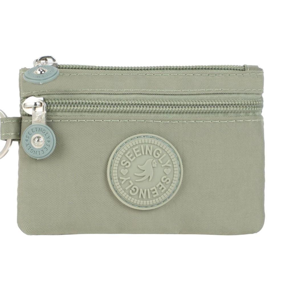 Leinen Geldmünzbörse 2025 Neu mit Schlüsselring Wasserdicht Kreditkartenhalter Verschleißfeste Geldbörse Geldbeutel Männlich Weiblich