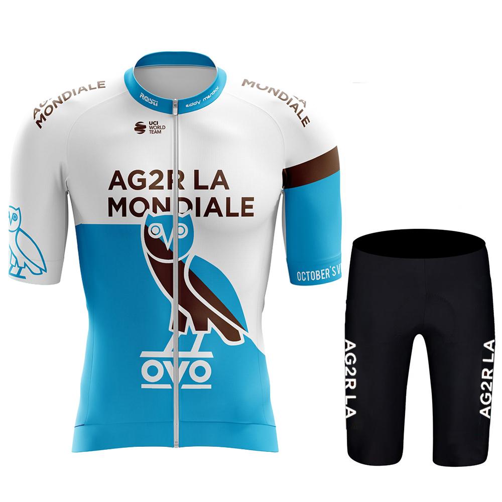 

2026 Ag2r Cycling Bib Bike Man Tricuta Costume Men s Mtb Maillot Shorts Jacket Jersey Uniform Pants Outfit 2026 Gel Summer Clothes Asian size - M