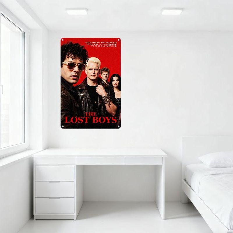 The Lost Boys Movie Vintage Metal Tin Sign Custom Horror Film Wall Decor for Home Bar Man Cave Cafe Pub Art Poster Plaque