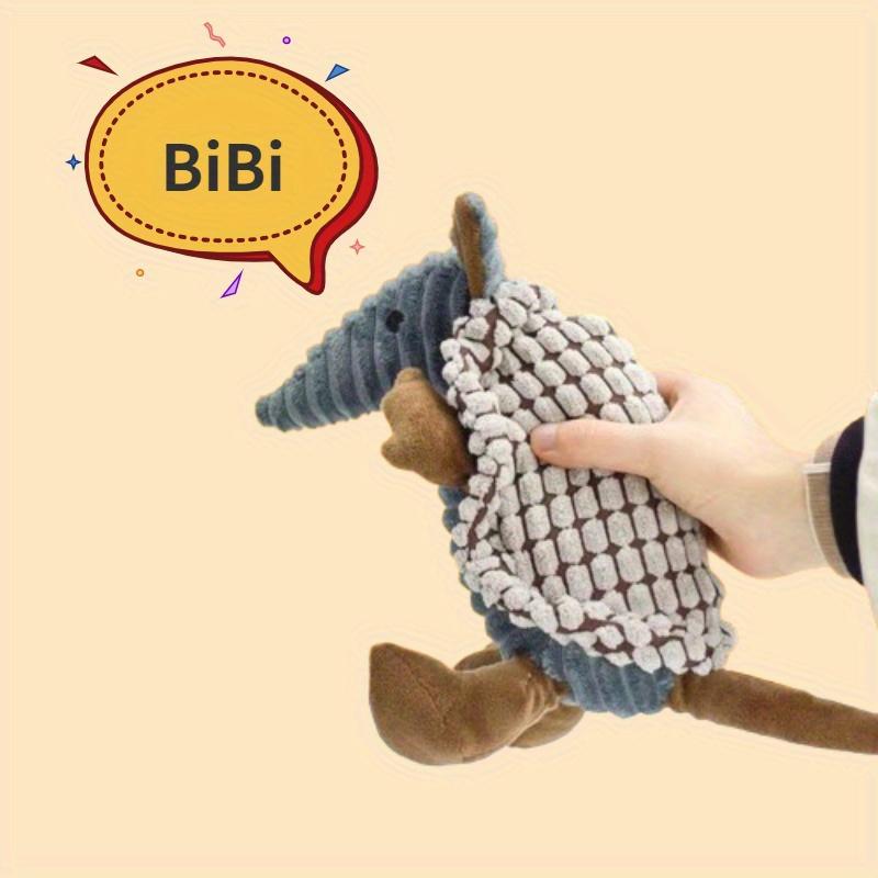 1pc Pet Pangolin Design Vocal Bite Durable Chew and Teeth Grinding Teeth Cleaning for Dogs and Cats Squeaky Plush Toy