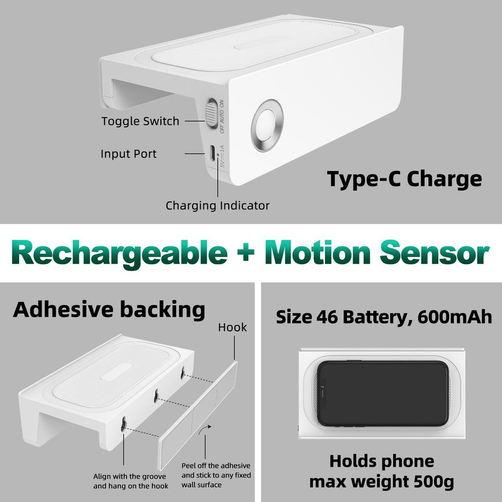 Smart Motion Sensor Night Light: Activates on Arrival, Deactivates on Departure – Ideal for Cabinets & Storage