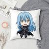 T-Tensura Double-Sided Printed Square Pillow Cover Decorative Cushion Cover For Sofa Bedroom Bedside