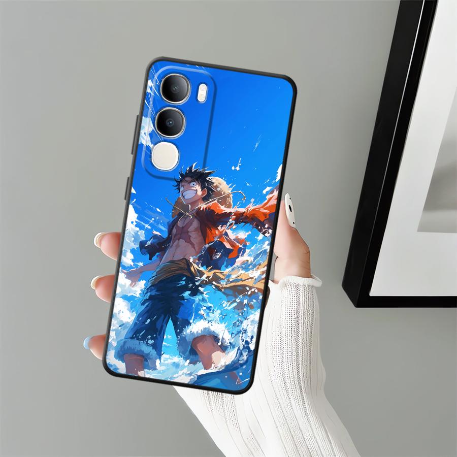 Phone Cover Case for Vivo Y52S Y93 Y71 Y91 Y75 Y81 Y50 Y95 Y51S Y78 V27 V21E V23 V25 V30 V29 Y53S Cool Zoro Anime