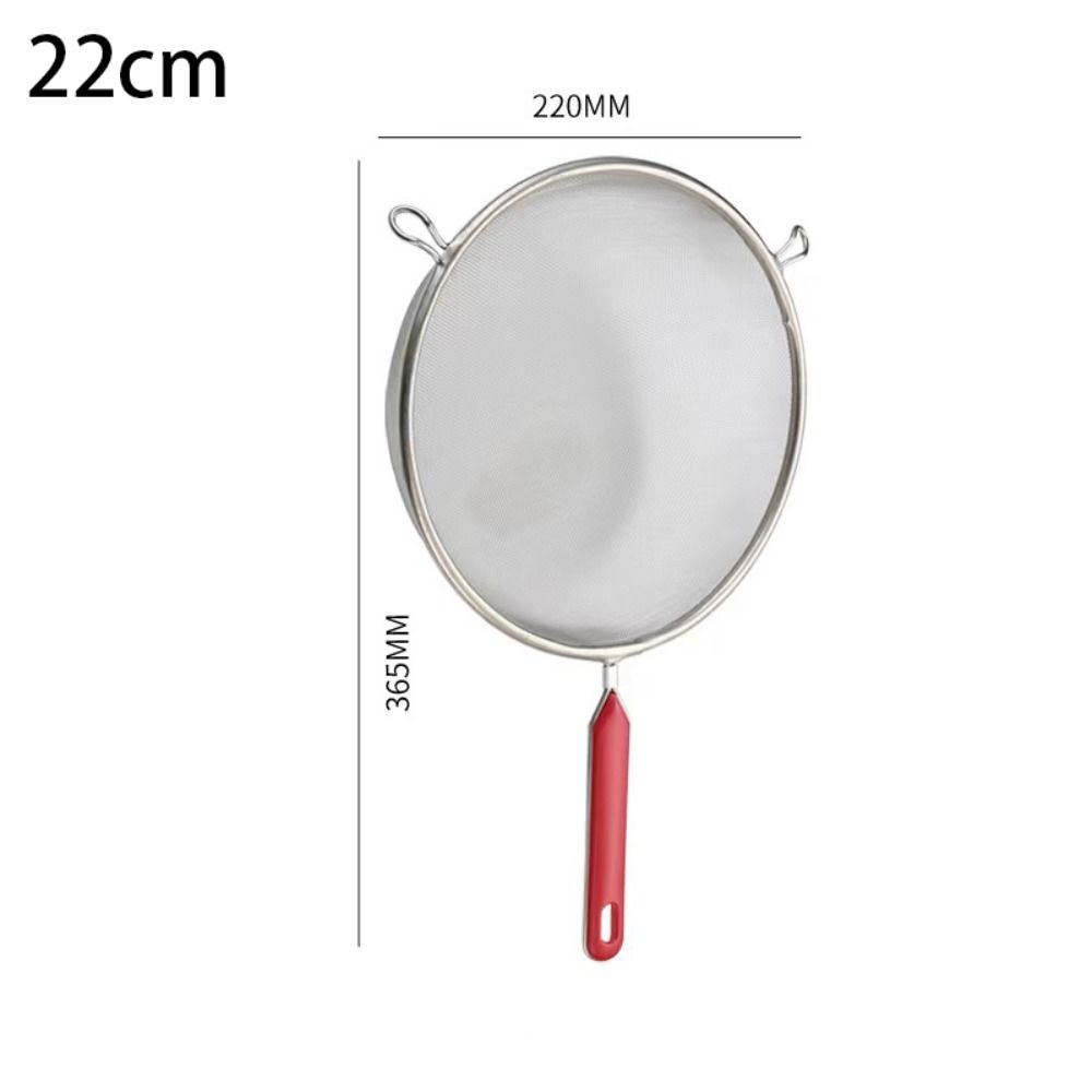 Stainless Steel Mesh Strainer Double Ears Frying Scoop Cooking Tools Flour Mesh Sieve  Noodles