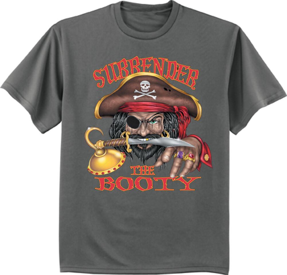 Funny Pirate T-shirt Clothing Apparel Mens Graphic Tee Shirt S