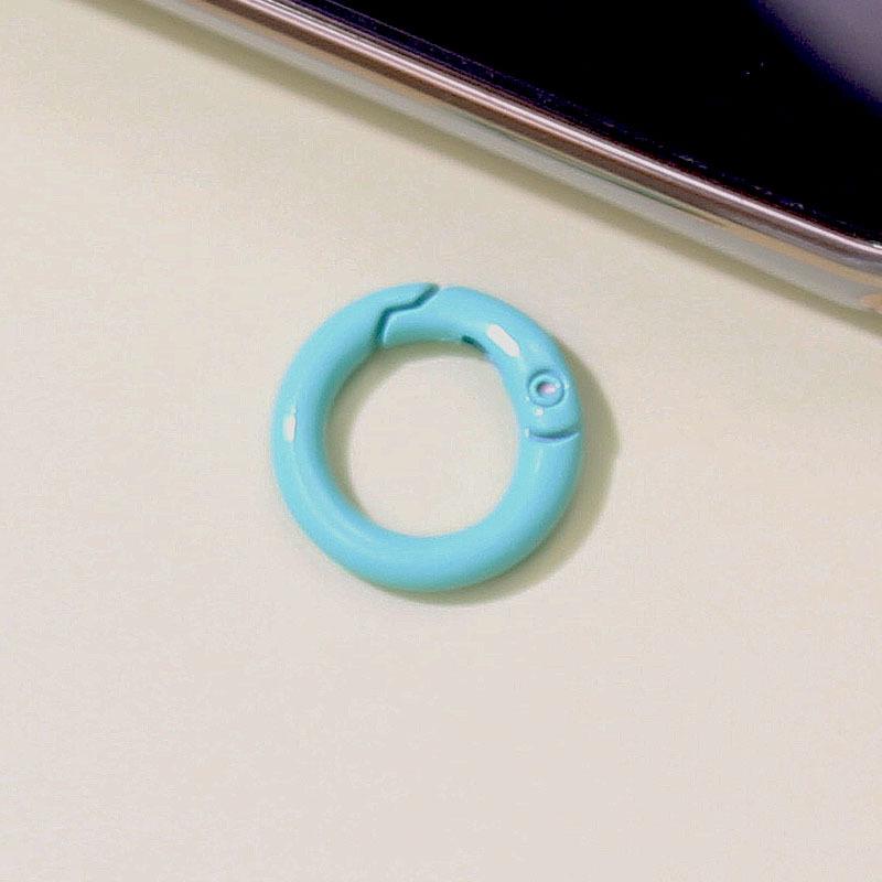 25mm Colored Spring Coil Metal Lobster Clasp for DIY Jewelry, Phone Cases, Hardware, Hanging Buckle, Keychains