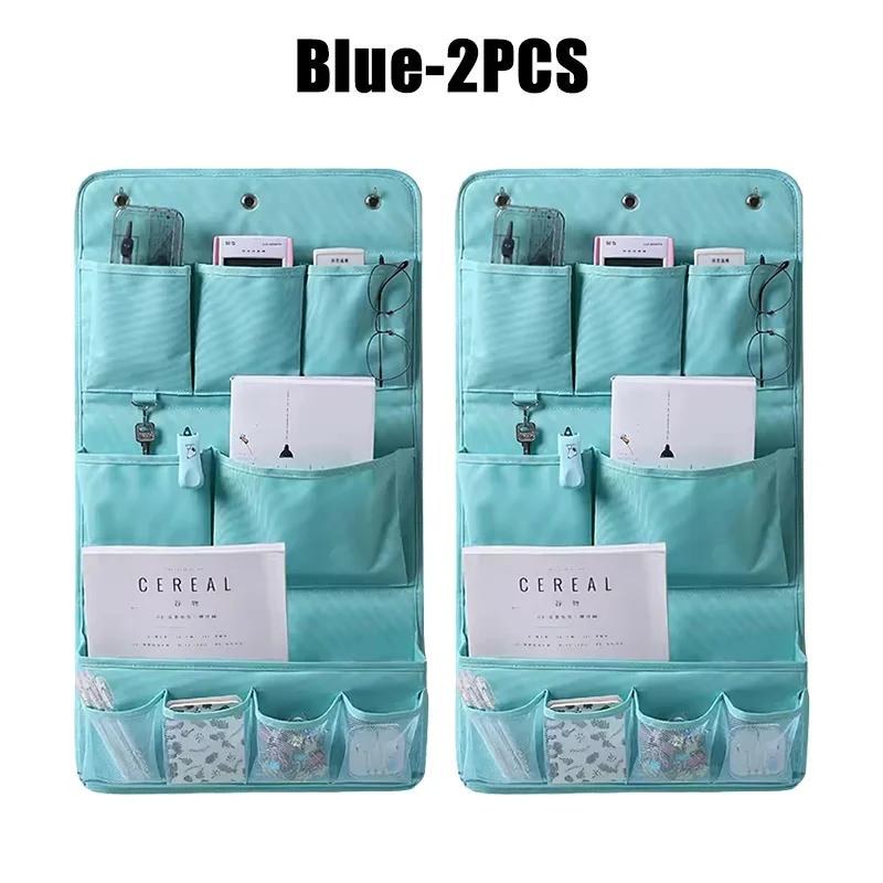 1/2PCS Wall-mounted Storage Bag Multi-functional Dormitory Cosmetic Toy Storage Bag Hanging Storage Behind The Door