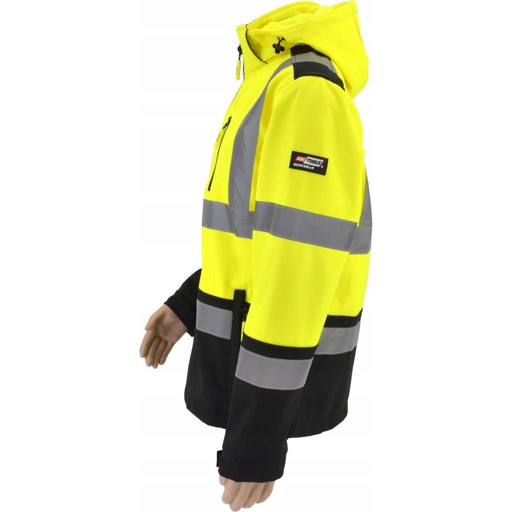 AW Tools Mens T3 Hi-Vis Soft Shell Jacket