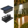 Solar Outdoor Wall Lamp Easy Installation High Quality Ambient Lighting Decorative Lamp Multi-functional Design Low Maintenance