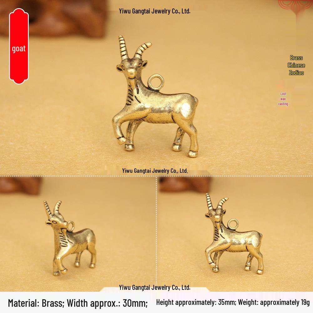 Portachiavi Rame Ottone 3D Dodici Segni Zodiacali