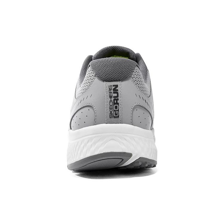 Skechers Go Run Comode Traspiranti Rete Ammortizzazione Resistenti Basse Scarpe da Corsa Uomo Sneaker Grigio Bianco 220371-GYW