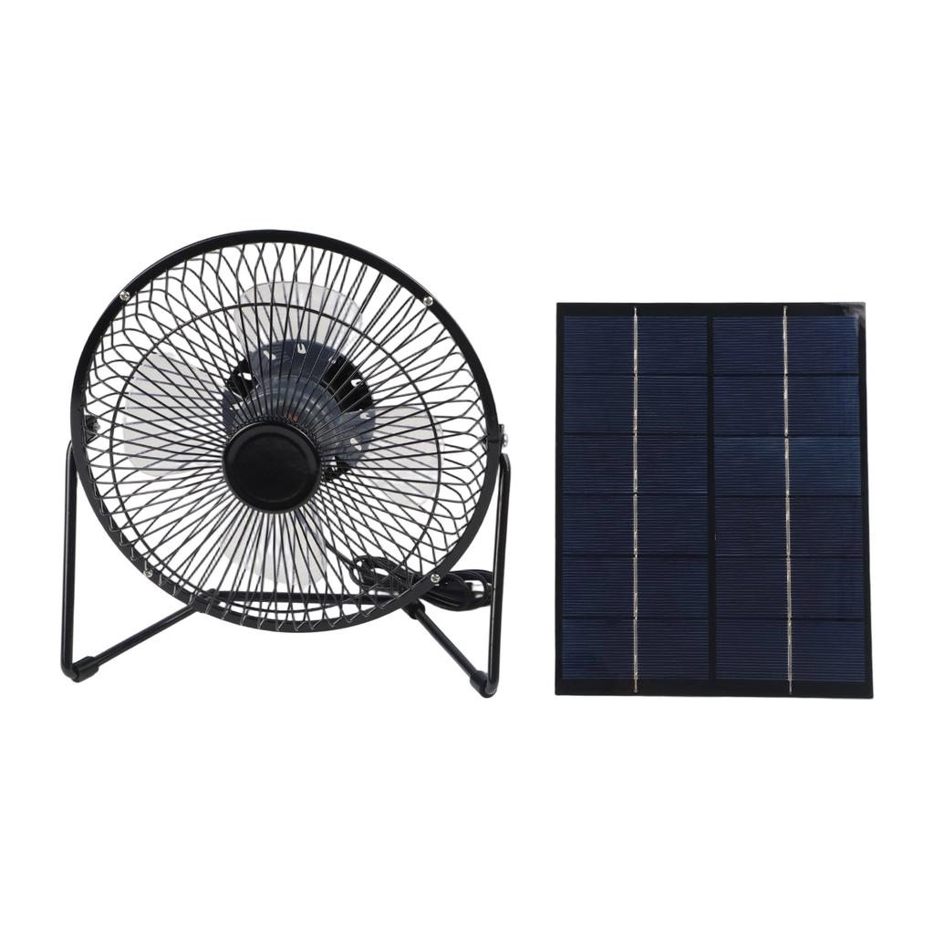 5.2W Solar Panel Solar Panel Fan Kit Outdoor Cooling 21*16.5cm Solar Panel Cooling Solution Easy Installation For Chicken Coops