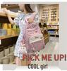 Korean Cartoon Schoolbag for Girls: Stylish Backpack for Elementary to High School Students