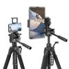 Hama Action 170 3D Camera Height Photography Tripod with Phone and Tablet and Bag for SLR Black Tripod, 62-170cm, Holder, 3-Way Head, Cameras,