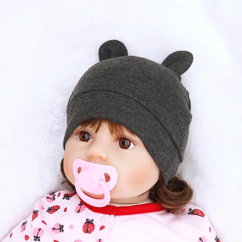 New Baby Hat For Boy Girl Fashion Ears Bonnet Cute Pography Props Hats Newborn Beanie Kids Outdoor Warm Knitted Beanie Cap