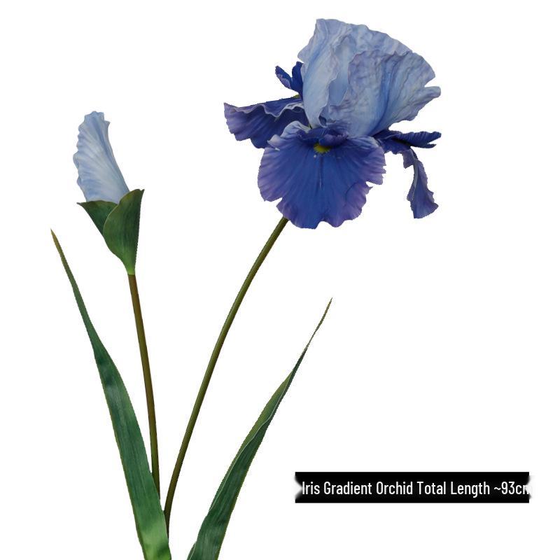 Iris Flower Bouquet - Simulation Hand Feel, Wedding Arrangements & Decoration Prop