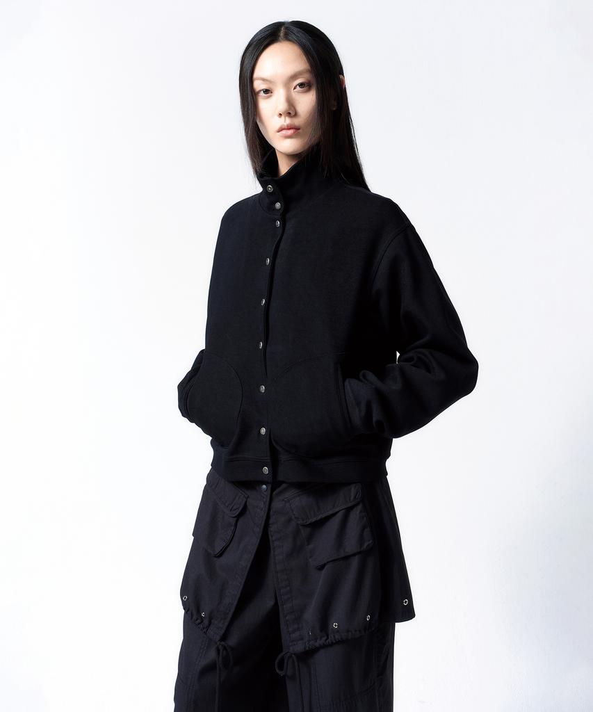 Insilence Women Soft Snap Jumper Black