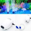 Akvarium syrepump syremaskin luftare pump tyst syretillförsel luftare fiskbox liten dubbelhåls luftare