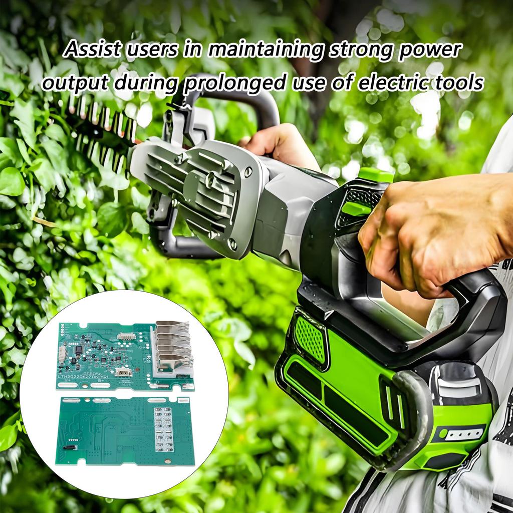 18650 Lithium Batteries Charging Protections Circuit Board Module PCB Case For 40V GMAX 29472 29462 Power Tool Assembly
