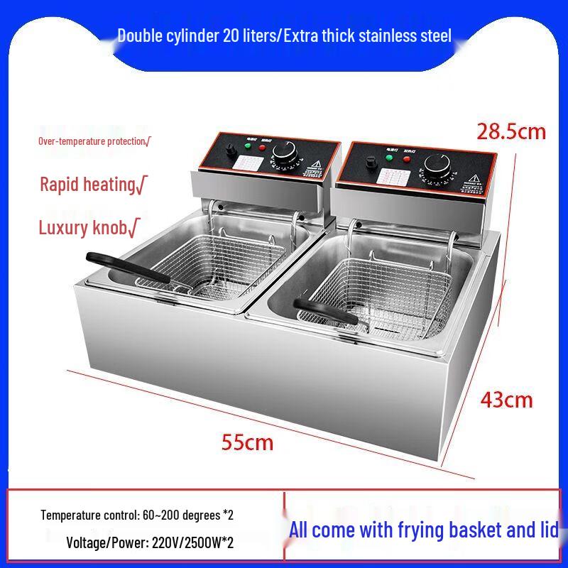 Jiakangming Commercial Electric Deep Fryer